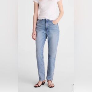 Madewell The Perfect Vintage Straight Jeans in Light Blue